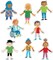 36-Piece All are Welcome Children's Book Cutouts (Multicolored)